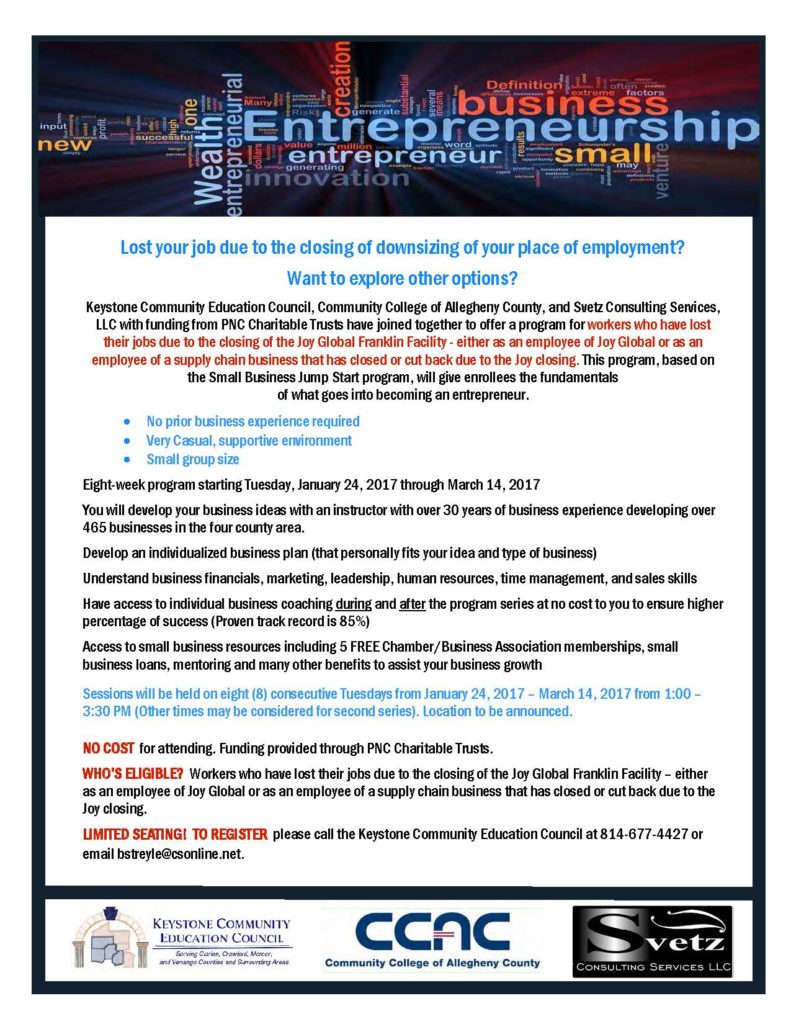 entrepreneurship flyer